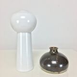 Scandinavian modernist vase, white ceramics