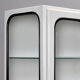 Glass & iron medical cabinet, 1970s