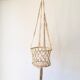 Vintage macramé plant holder