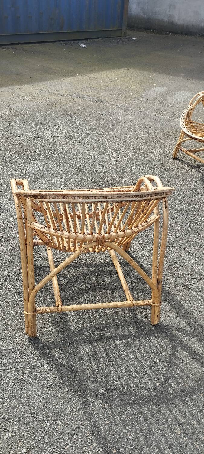 Rattan garden furniture from the 70s