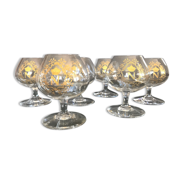 Baccarat Napoleon crystal cognac glasses | Selency
