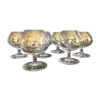 verres à cognac en cristal Baccarat Napoléon