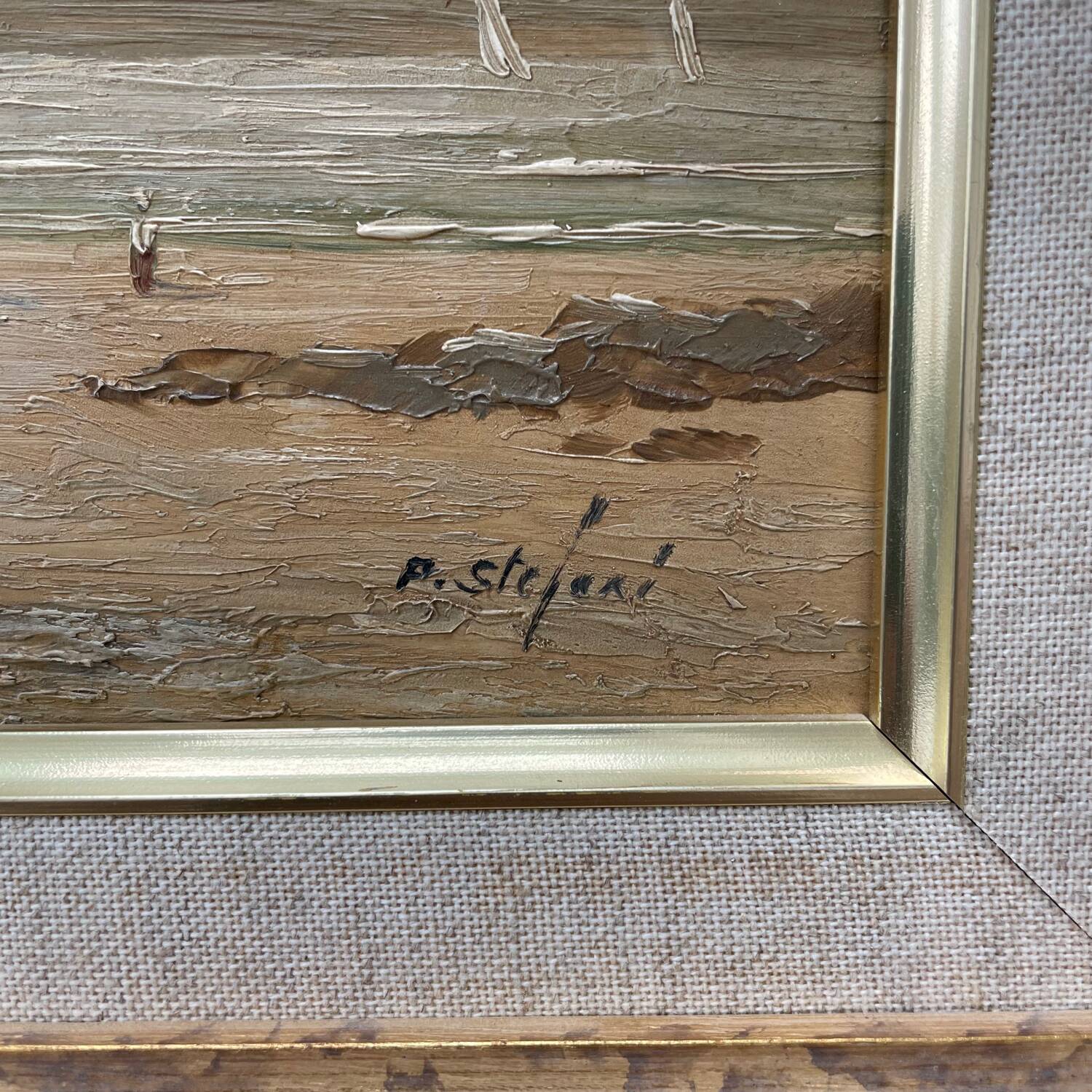 Painting on canvas Pierre Stafani