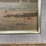 Painting on canvas Pierre Stafani