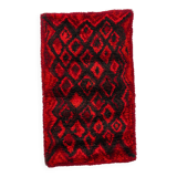 Scandinavian 20th century modern ryijy rug. 160 X 95 cm (63 X 37 in).