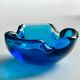 Murano Sommerso blue vide-poche 1970.