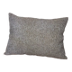 Coussin rectangulaire chiné taupe