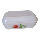 Vintage arcopal butter dish