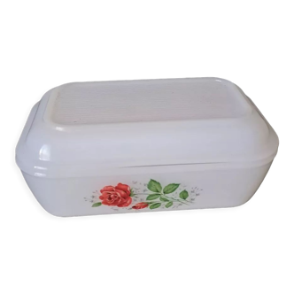 Vintage arcopal butter dish