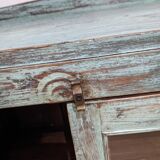 Teak curiosity cabinet