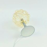 Pair of Mid-Century Modern Bubble Glass Table Lamps by H. Tynell, 1960s