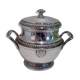 Sugar decoration silver metal shell