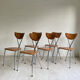 Set of 6 Arrben vintage 70's chairs