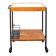Carrello Bar in legno e metallo smaltato Italia anni '50