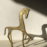 Greek horse in bronze
