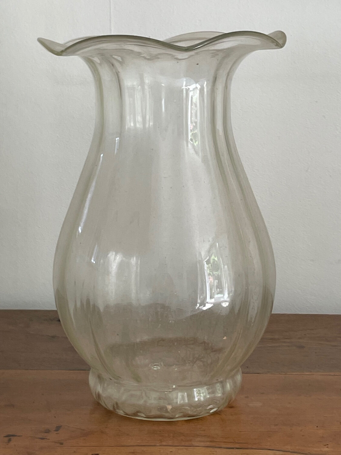 Grand vase transparent