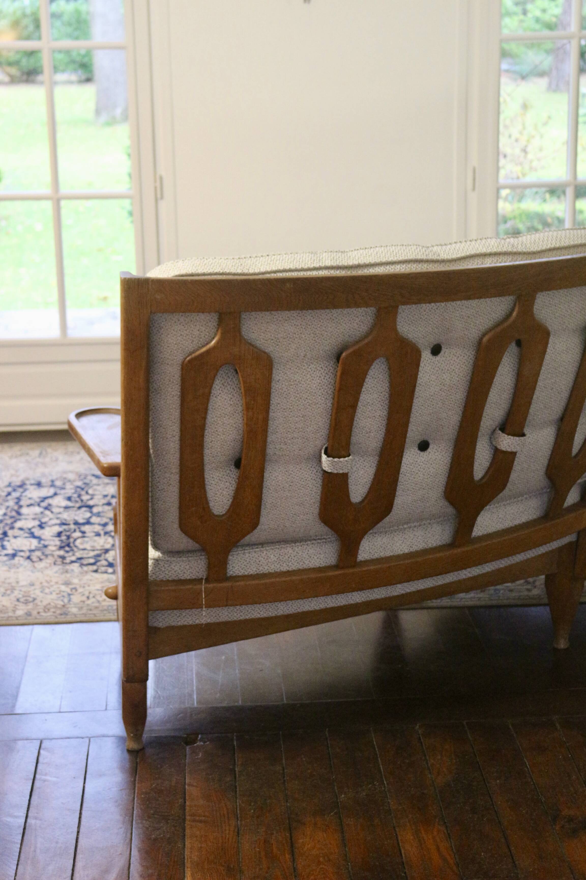 “Véronique” sofa, by Guillerme and Chambron, 1970s Vos Maison edition. Ref Veronica