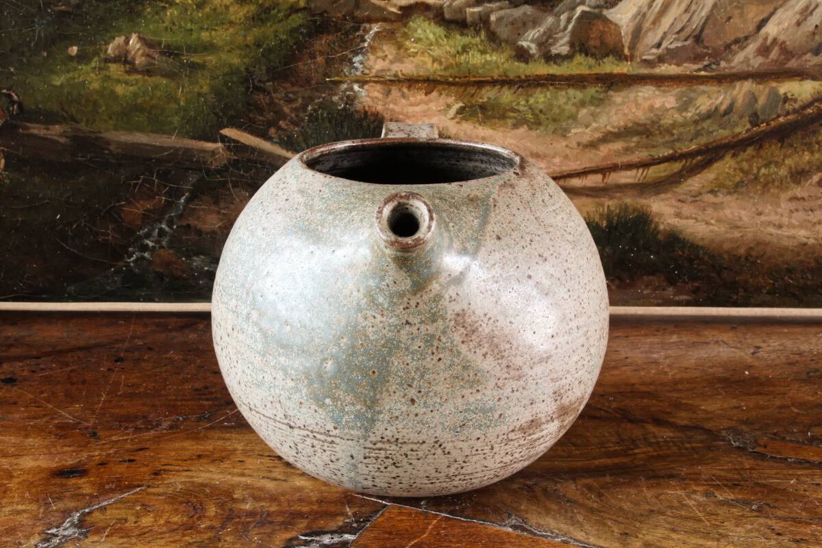 Scandinavian ceramic teapot