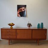 Modernist long sideboard of the 1970s.