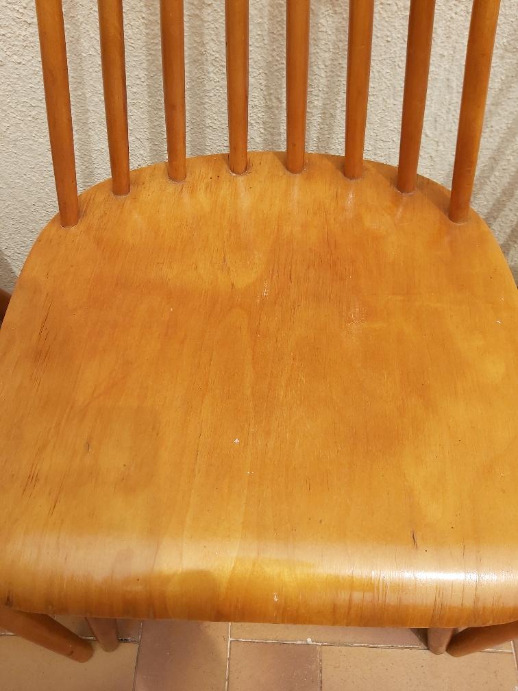 4 Scandinavian chairs like "Stockholm"