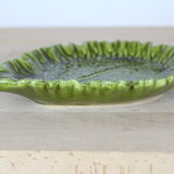 Ceramic dish cabbage leaf-shape