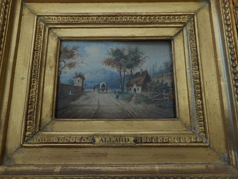 Painting signed Allard of the 19th