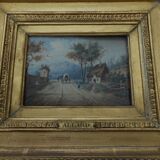 Peinture signe Allard du XIXème siecle