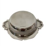 Set of 8 service pieces in silver metal Bruno Wiskemann style Louis XV 20th century