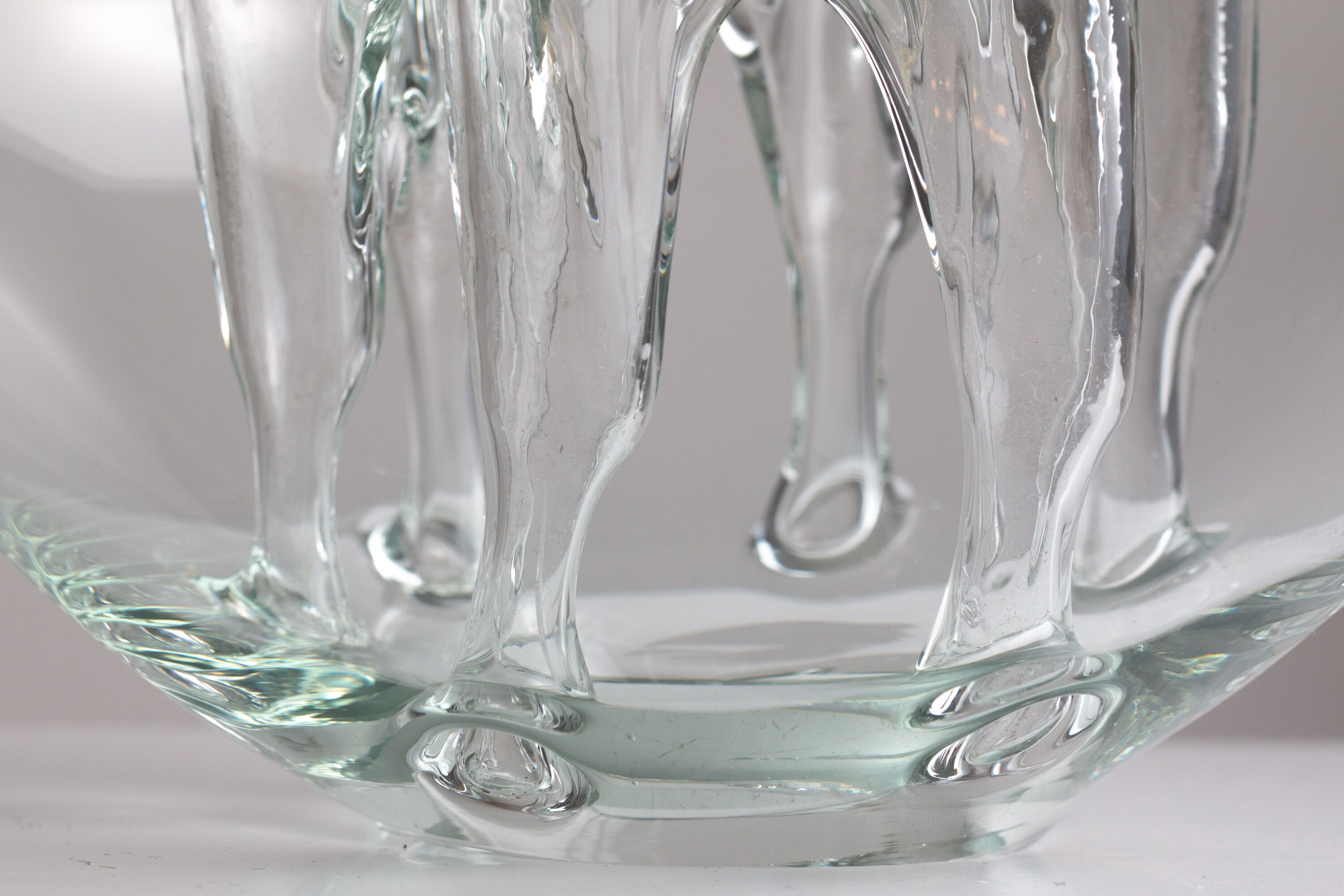 Dragan drobnjak glass ikebana vase / design 1970s