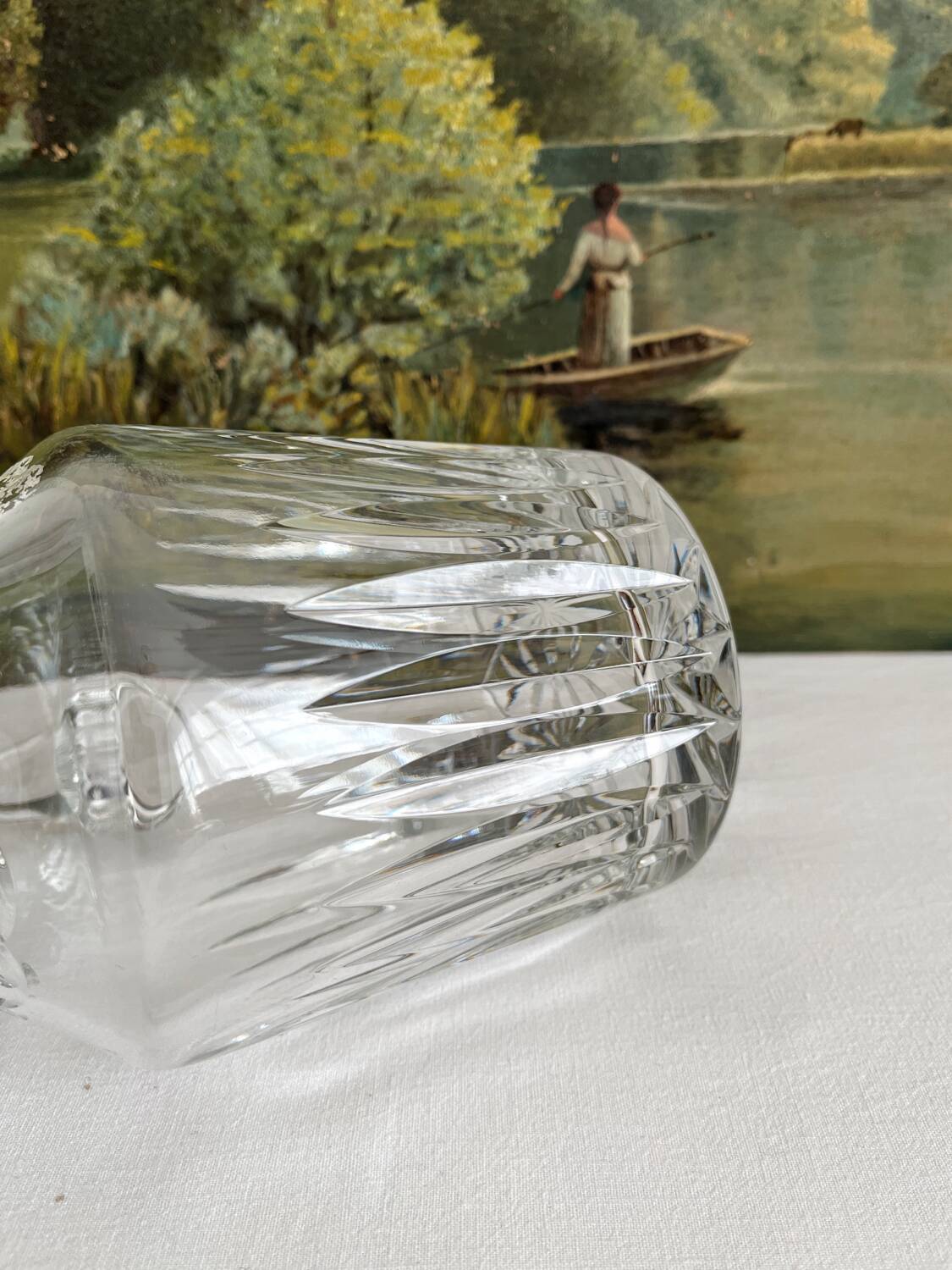 Saint Louis cut crystal water pitcher