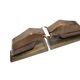 Vintage figurative wooden bookends, 1950s, set of 2