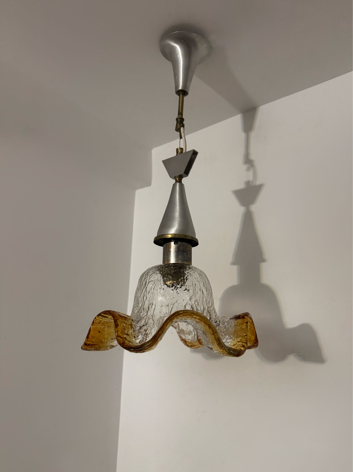 Murano glass chandelier from the 1970s.