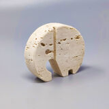 1970s travertine elephant sculpture by Enzo Mari for F.lli Mannelli