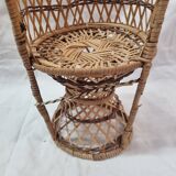 Emmanuelle rattan armchair