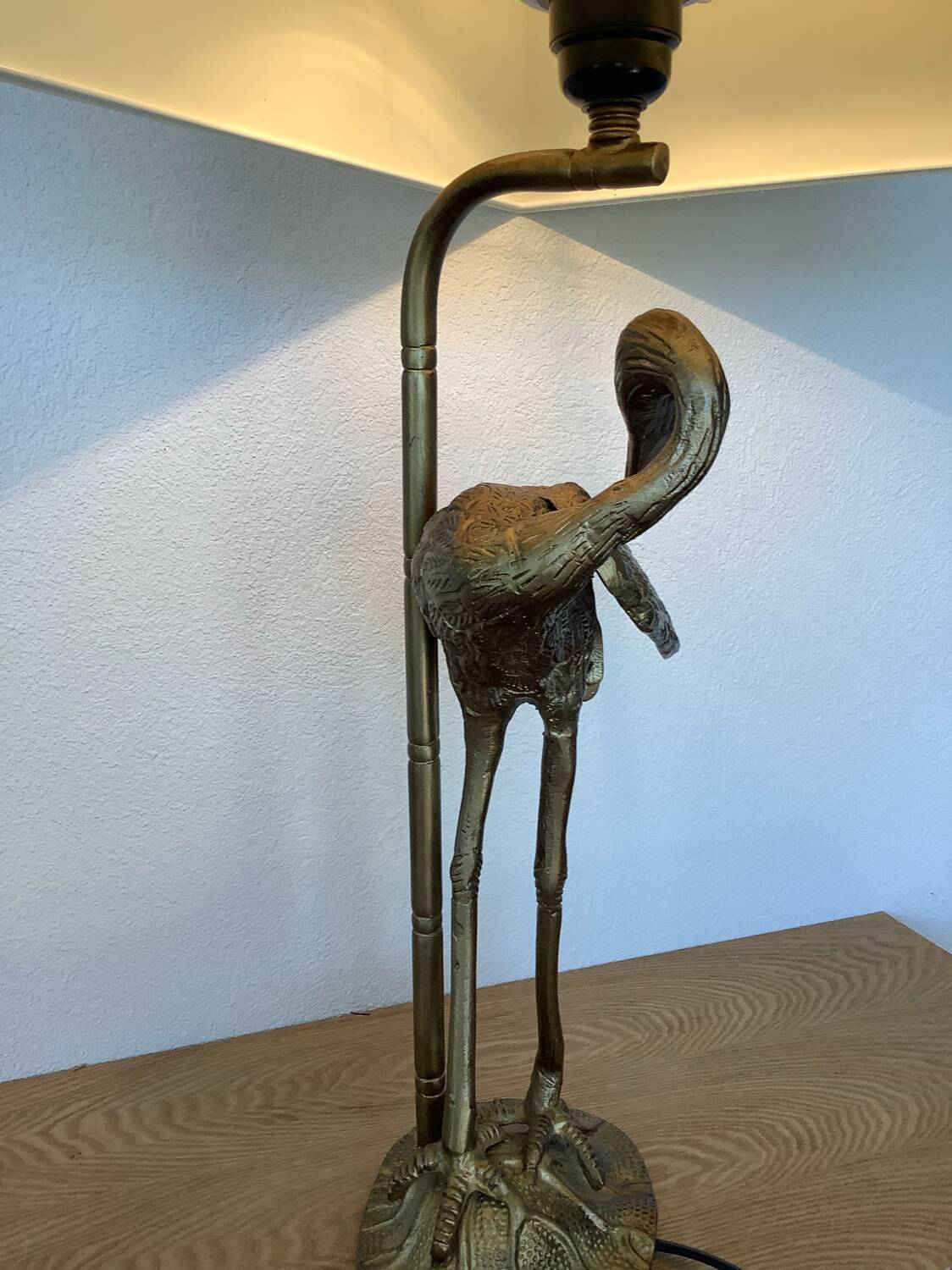 Heron lamp from the 70s by Maison Baguès