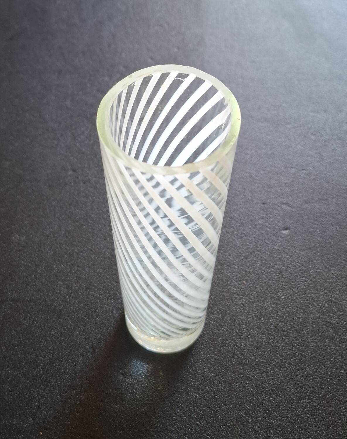 Contemporary vase sulphur technique