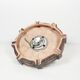 Vintage 1970s ceramic 'Fat Lava' style wall light by Hustadt Leuchten