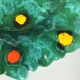 Green earthenware cut edge cut lozenges