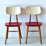 Dining Red Chairs by TON, 1960’