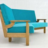 Curved sofa Guillerme and Chambron for Vos Maison, 1960s