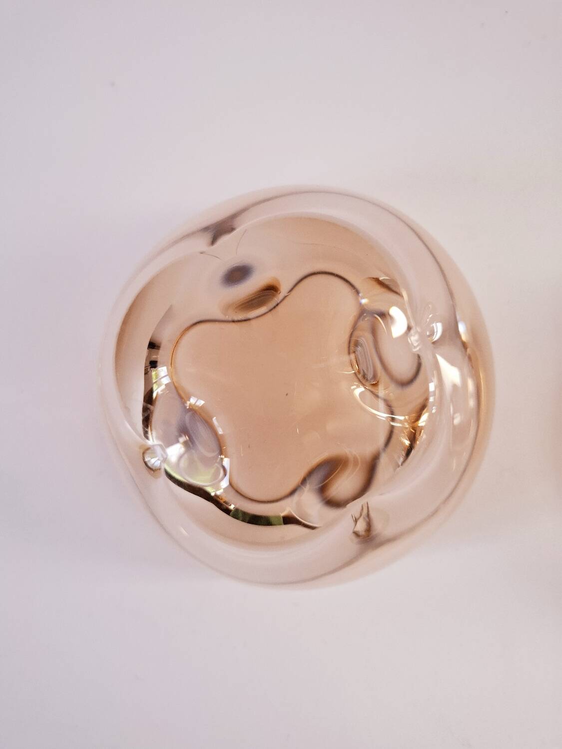 A pair of submerged glassware from the 1940s.