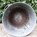 Lessiveuse h38cm en zinc jardin trouée