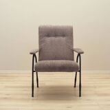 Grey armchair, Italian design, 1970s, production: Italy