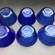 6 coupelles en verre Pyrex made in USA