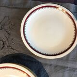 Set of 10 Berry High Porcelain dessert plates