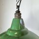 Industrial British Green Enamel Factory Pendant Lamp from Maxlume, 1960s