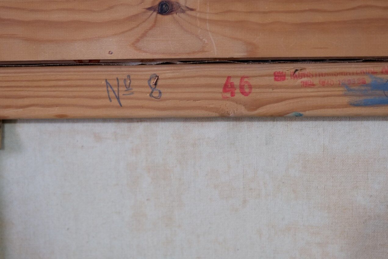 Oil on canvas by Gunnar Herman Berglund 1970