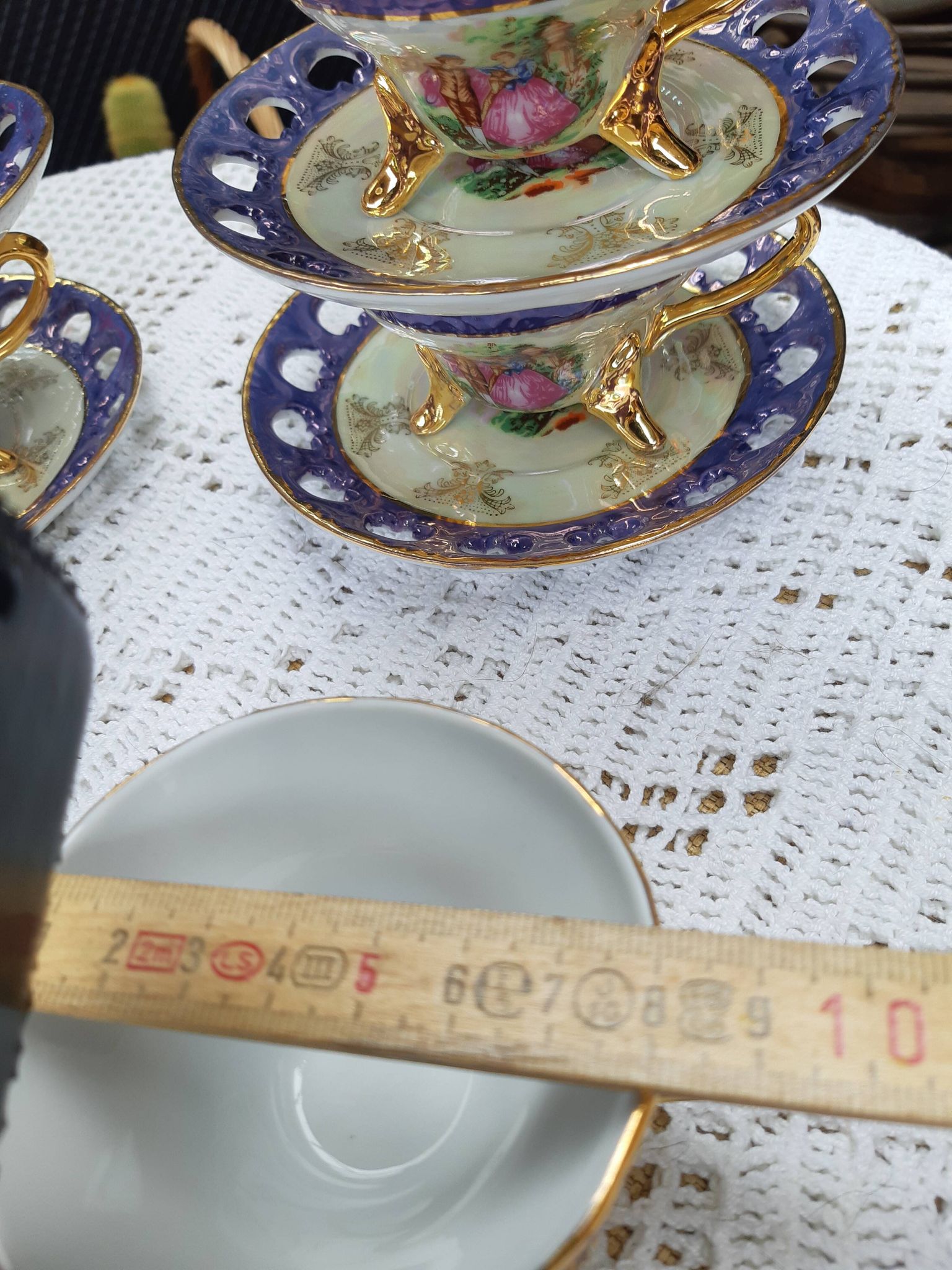Vintage porcelain café service