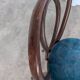 Vintage Bentwood Chair with Upholstered Seat / Thonet Style Dining Chair /
