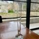 Glass single-flower vase